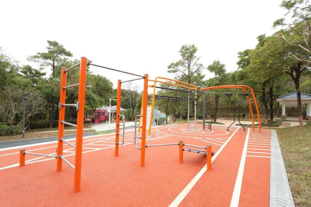 聚龍山生態公園煥新康體設備，春節邀您共享山林健身與親子時光